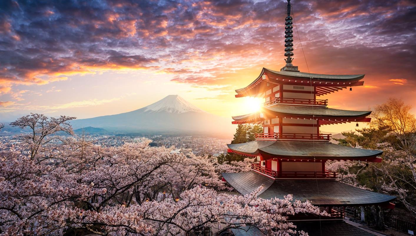 imagen de cabecera del circuito China Clásica y Tokio con Monte Fuji